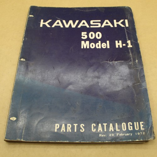 Parts list kawasaki 500 - parts, h-1