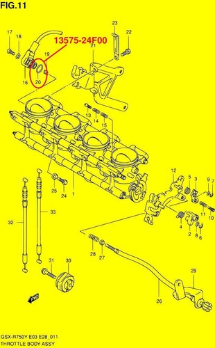 13575 24f00 injection rail - rail, o