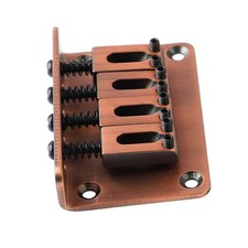 Guitar Fixed Bridge Electric Bass Hardtail Saddle Bridge Tool Metal For 4 String