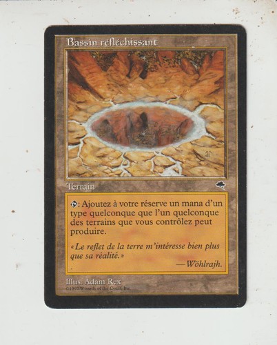 Carte reflecting pool bassin - carte,