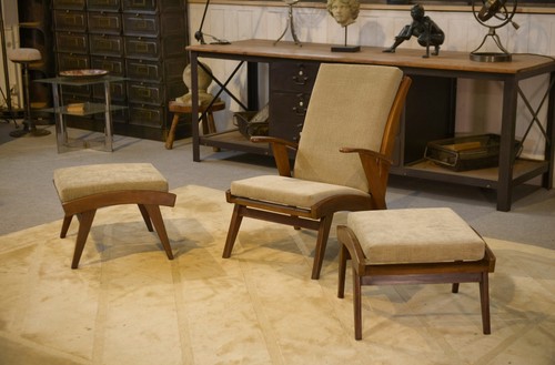 Fauteuil scandinave deux - fauteuil, et