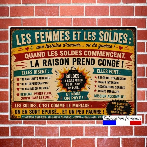 Plaque aluminium vintage - plaque,