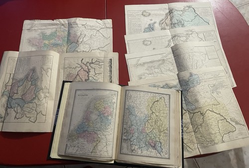 Lot cartes géographiques - cartes,