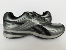 NEW Reebok EASYTONE Smooth Fit Walking Leg Butt Toning Shoe Sz 9 Silver/Black
