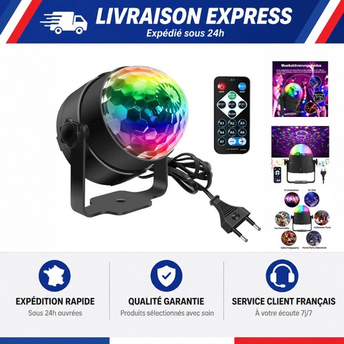 Boule disco sebruanc - boule, led