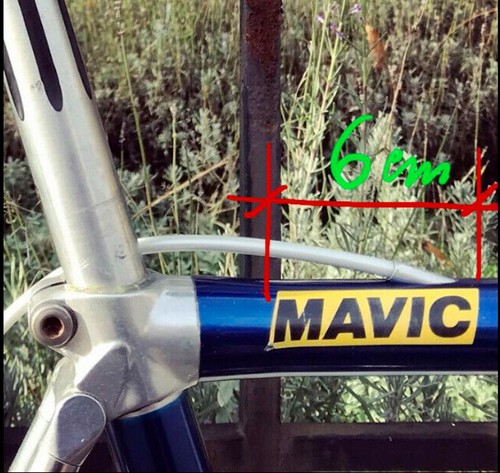 Mavic top tube vinyle - mavic,