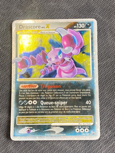 Carte pokémon drascore - carte,