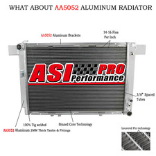 3 Rangées Aluminium Radiateur