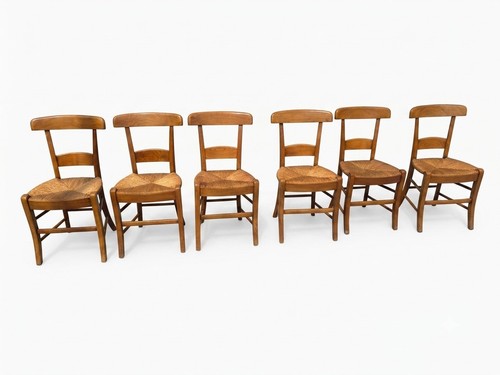 Chaises paillées en - 6,