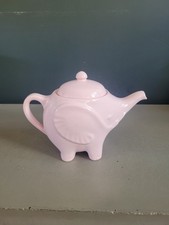 Théière éléphant rose de