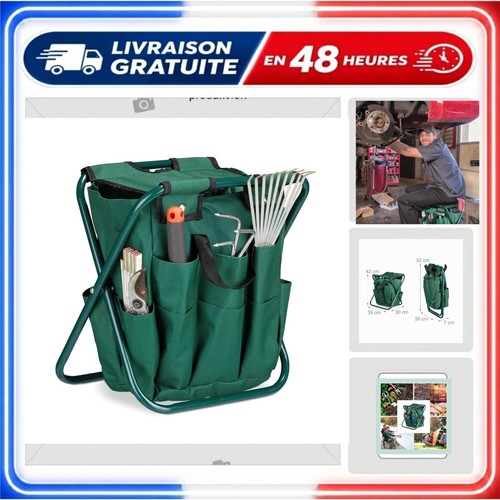 Tabouret porte outils jardin - tabouret, porte-outils
