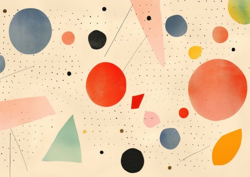 Art mural abstrait - , moderne