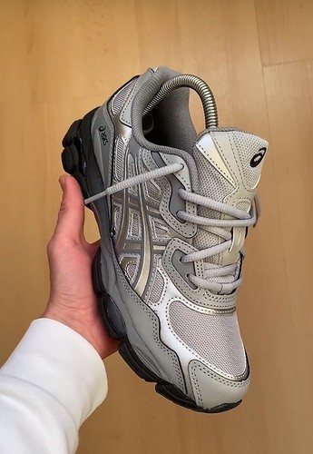 Asics gel nyc grey - , noir