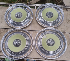 Green lime ?  Stainless Steel Wheel Trim Ford Consul Granada Etc x 4 set of Four
