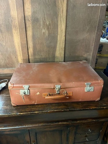 Valise vintage carton - valise,