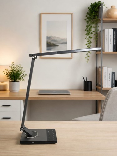 Lampe bureau led métal - de,