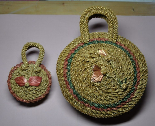 Rare anciens paniers sacs à - rare,