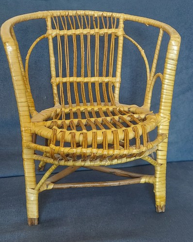 Ancien fauteuil rotin pour - ancien,