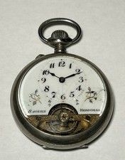 Vintage Hebdomas 8 Jours Pocket Watch c. 1910s