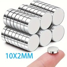 Aimant  rond disque puissant  5 à 100 pcs Rare earth magnets 10 x 2 Scrapbooking