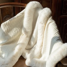 Femme Filles Mignon Cape Hiver