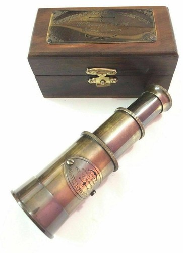Télescope laiton victorien - télescope,