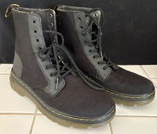 Doc Martens Combs Air Ware Style AW004 Unisex Adults Black Lace Up Boots  8 USM