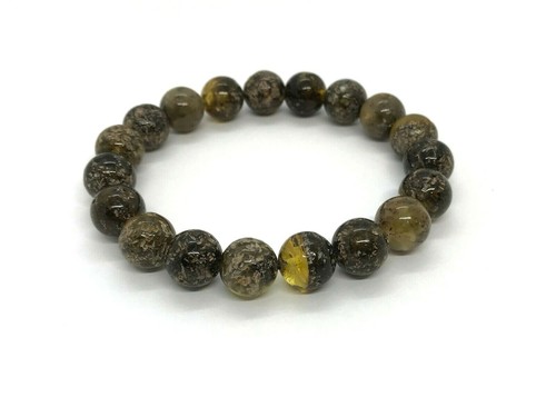 Bracelet ambre perles rondes