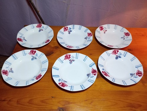 Assiettes creuses soupe - 6,
