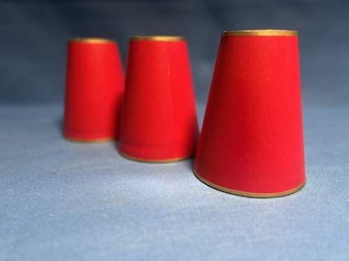 Anciens abat jour rouge - 3,