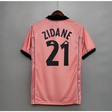 Juventus 1997/98 Maillot rétro extérieur ZIDANE #21 DEL PIERO #10 Maillot