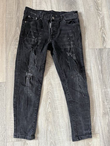Dsquared2 black ripped - dsquared2, jeans