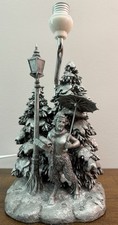 RARE Chronicles of Narnia Mr. Tumnus Desk LAMP Resin Disney Direct Catalogue