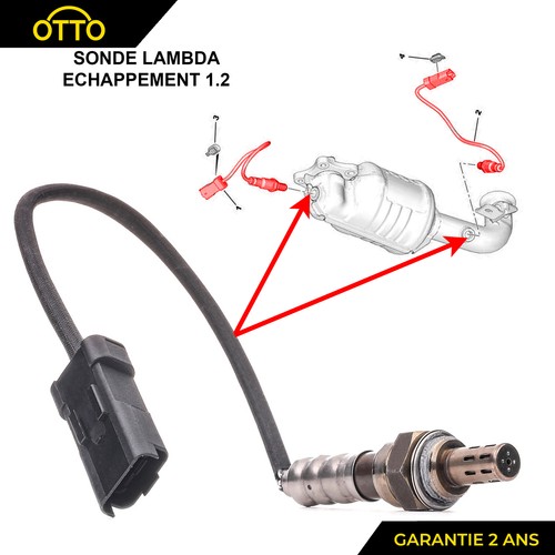 Sonde lambda catalyseur - sonde, prevu
