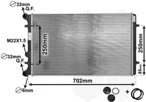Van wezel radiateur - van,