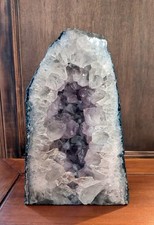 Géode d’améthyste naturelle ± 31 cm / Cristaux violets - Uruguay
