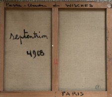 Tableau ancien huile  paysage