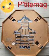 Rare Ancienne boîte en bois,octogonale Kapla