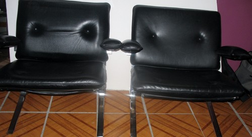 Fauteuils jocker cuir tbe - fauteuils,