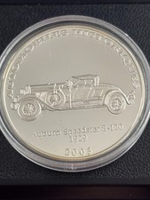 AUBURN SPEEDSTER 8-120 VOITURE HISTORIQUE CONGO  1929 ARGENT 2003 10F