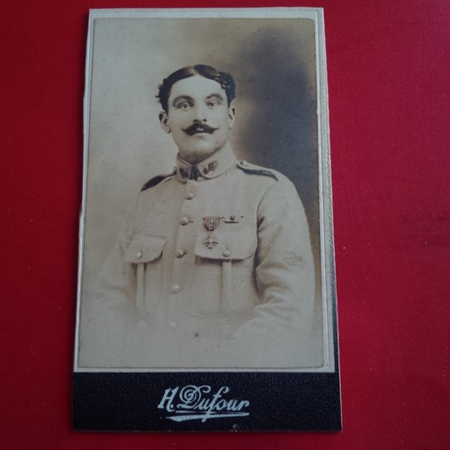 Photo cdv soldat militaria - cdv,