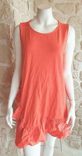 Robe orange neuve talia - robe,