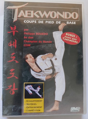 Dvd taekwondo coups de peid - coups,
