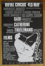TOOTS THIELEMANS QUARTET SADI STEVE HOUBEN original vintage concert poster JAZZ