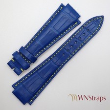 Sangle en Alligator Bleu Lapis