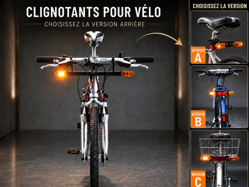Clignotants led pour vélos - clignotants,