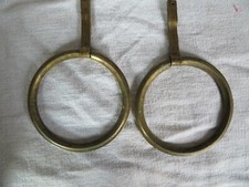 2 Antique Bronze Drawer Handles, Empire Style Furniture (L)