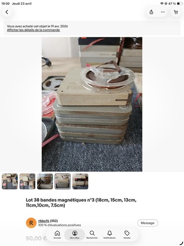 Lot bandes son magnetique - lot,