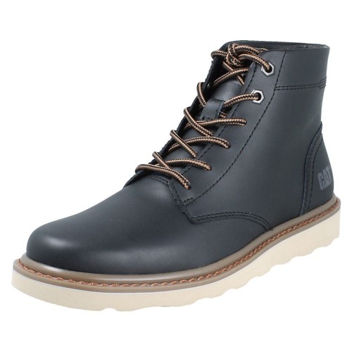 Bottines cuir lacets - en, À