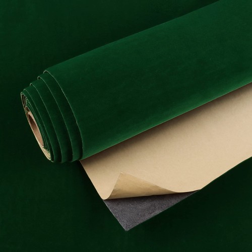 Papier peint velours vert - peint,